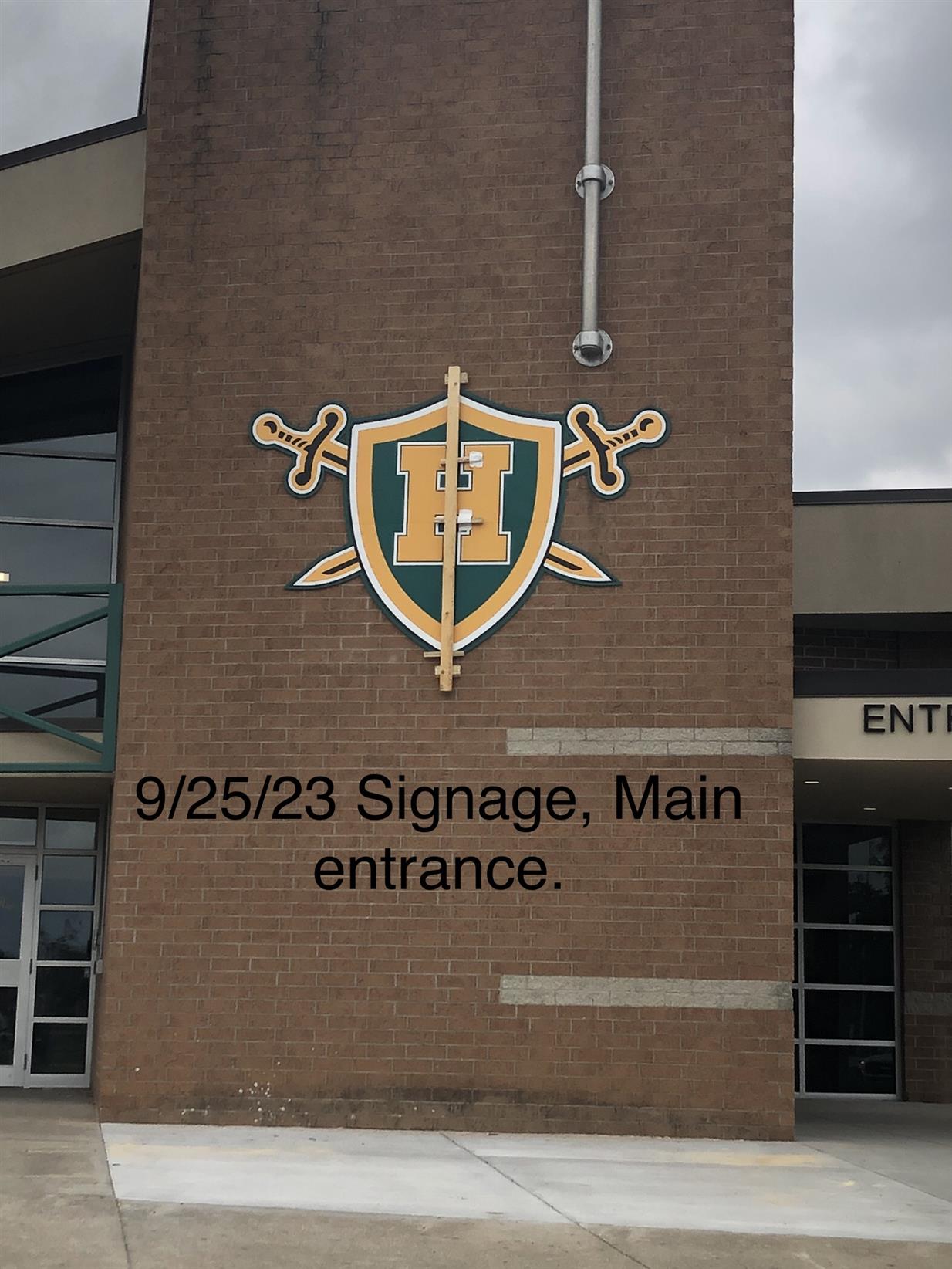 Signage, Main Entrance