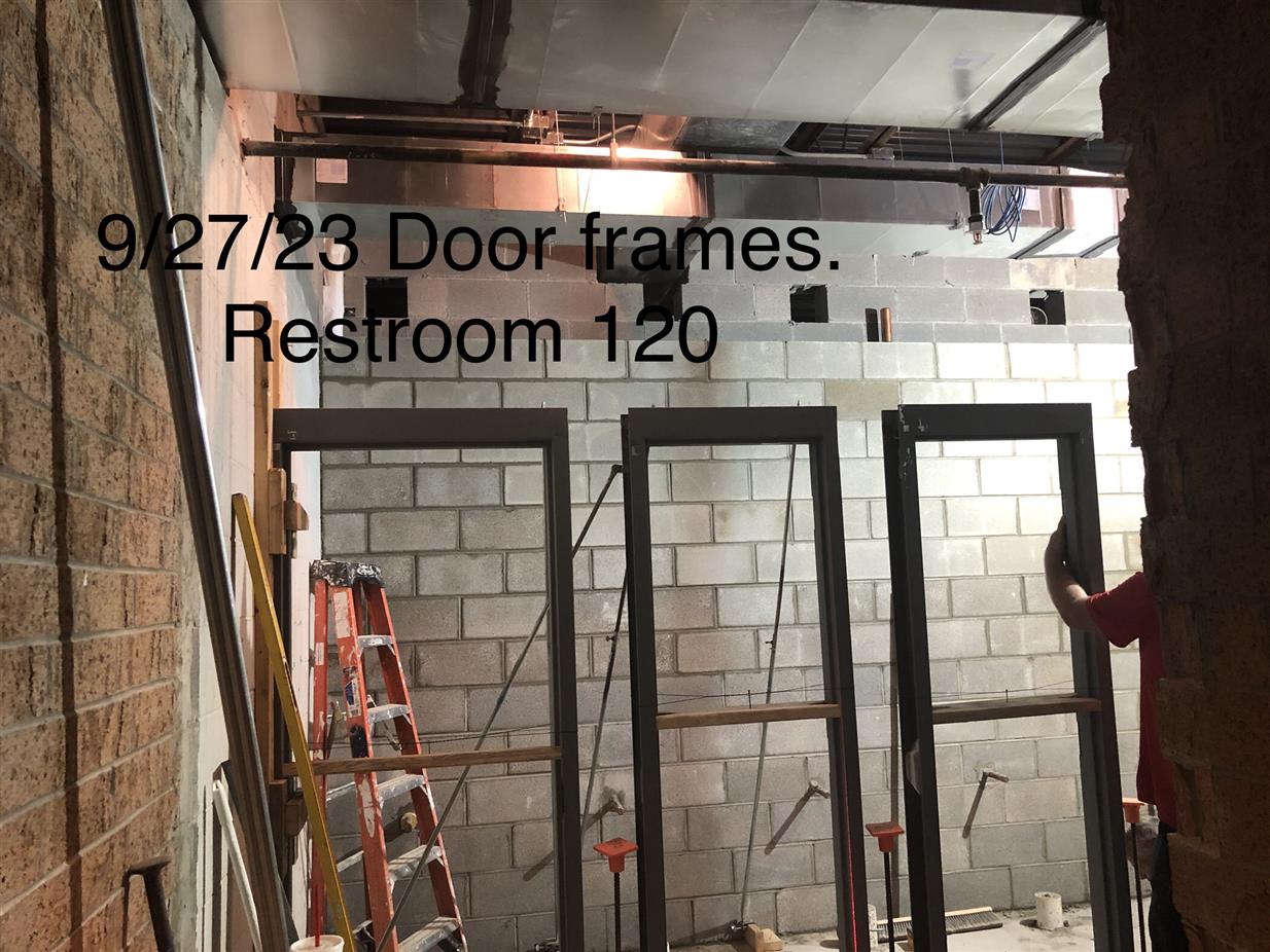 Door frames - Restroom 120