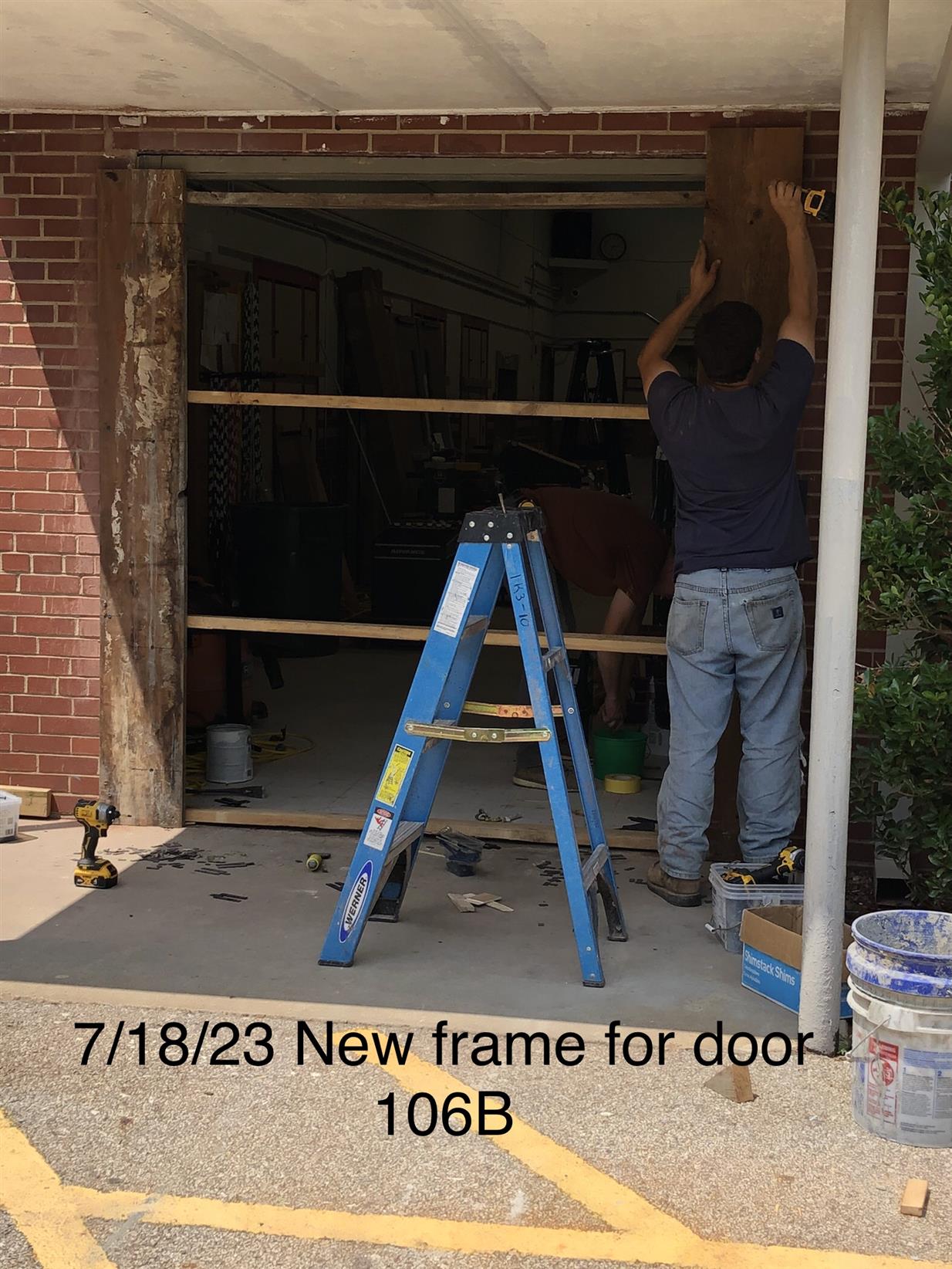 New Gym Doors